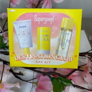 Supergoop! Destination Glow SPF Trio Travel Set New